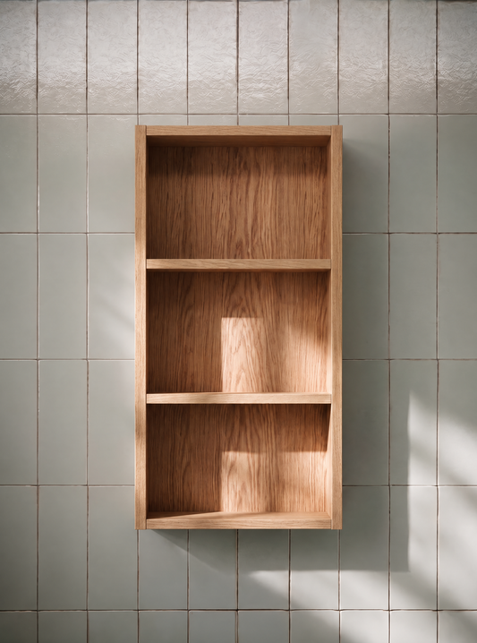 Open cabinet